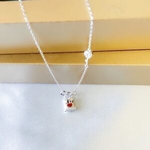 - Sterling Silver Lock and key Necklace